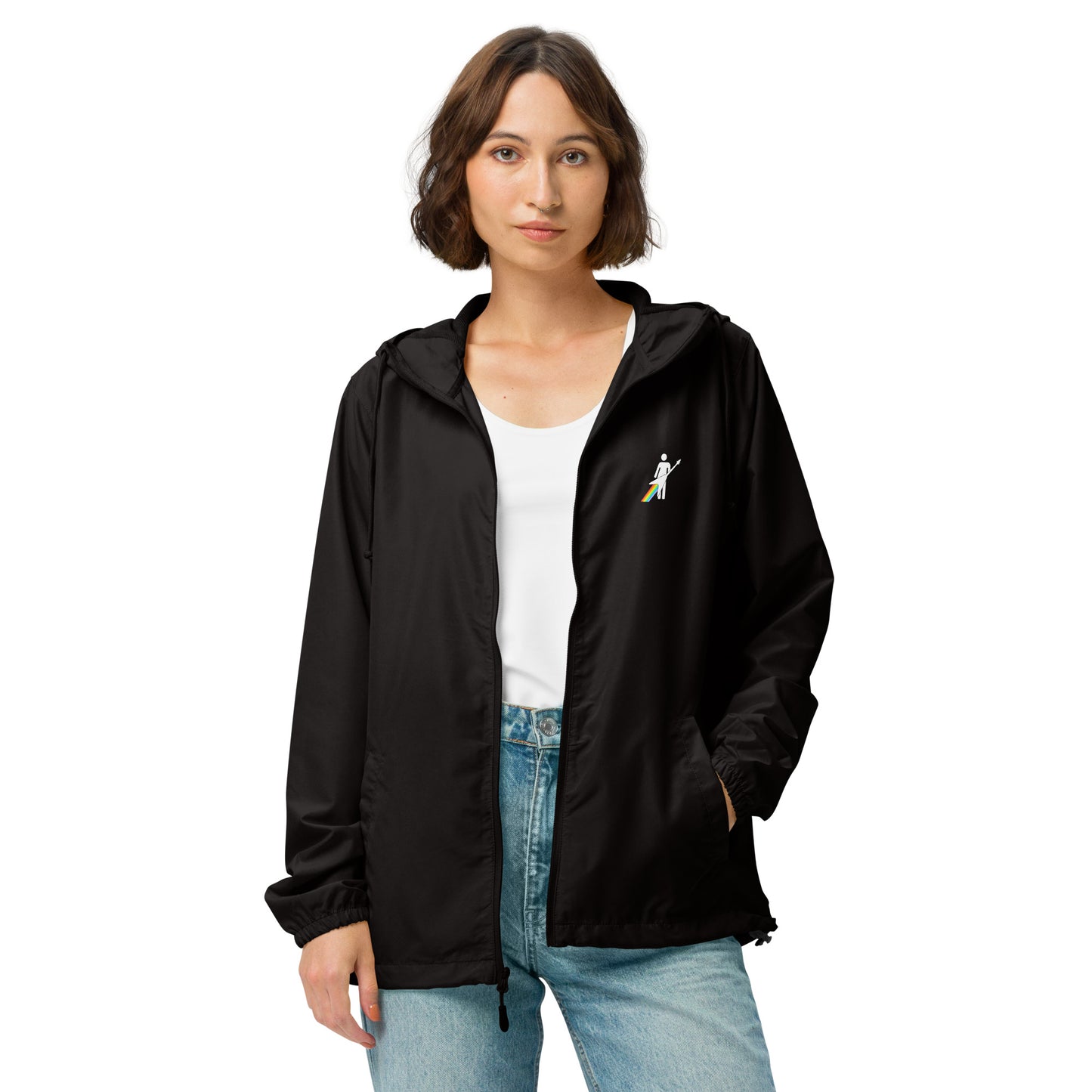 The/Theys Lightweight Zip Up Windbreaker