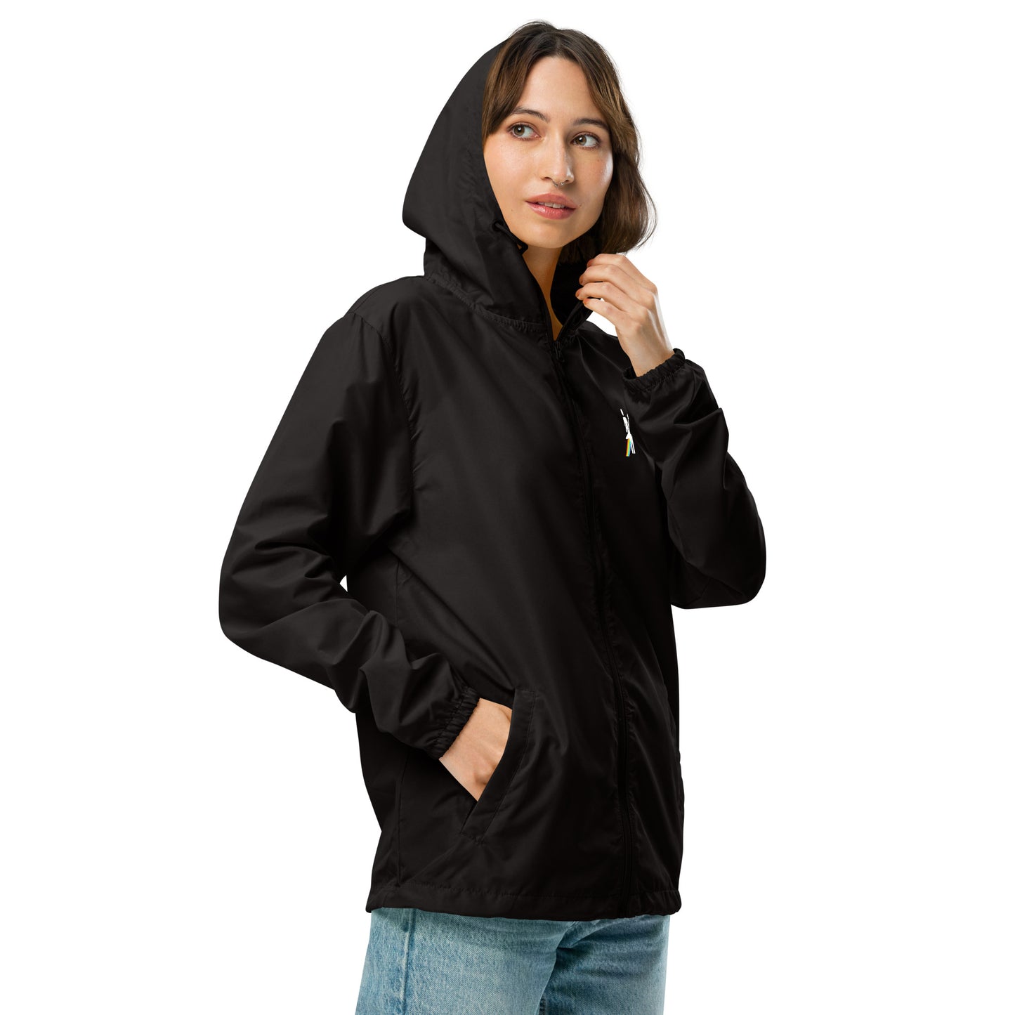 The/Theys Lightweight Zip Up Windbreaker